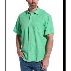 TOMMY BAHAMA Diamond Point SILK Camp SHIRT $148 Extra Small XS